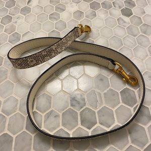 Authentic CHLOE White Leather & Stingray Bag Strap